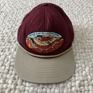 Sendero Provisions Co. Hat Cap Adult Red Snapback Roped Rio Grande River